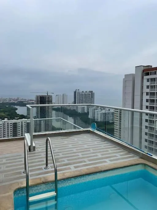 Apartamento Ambiente Caribe! Piso 26 - 3 Hab Cartagena